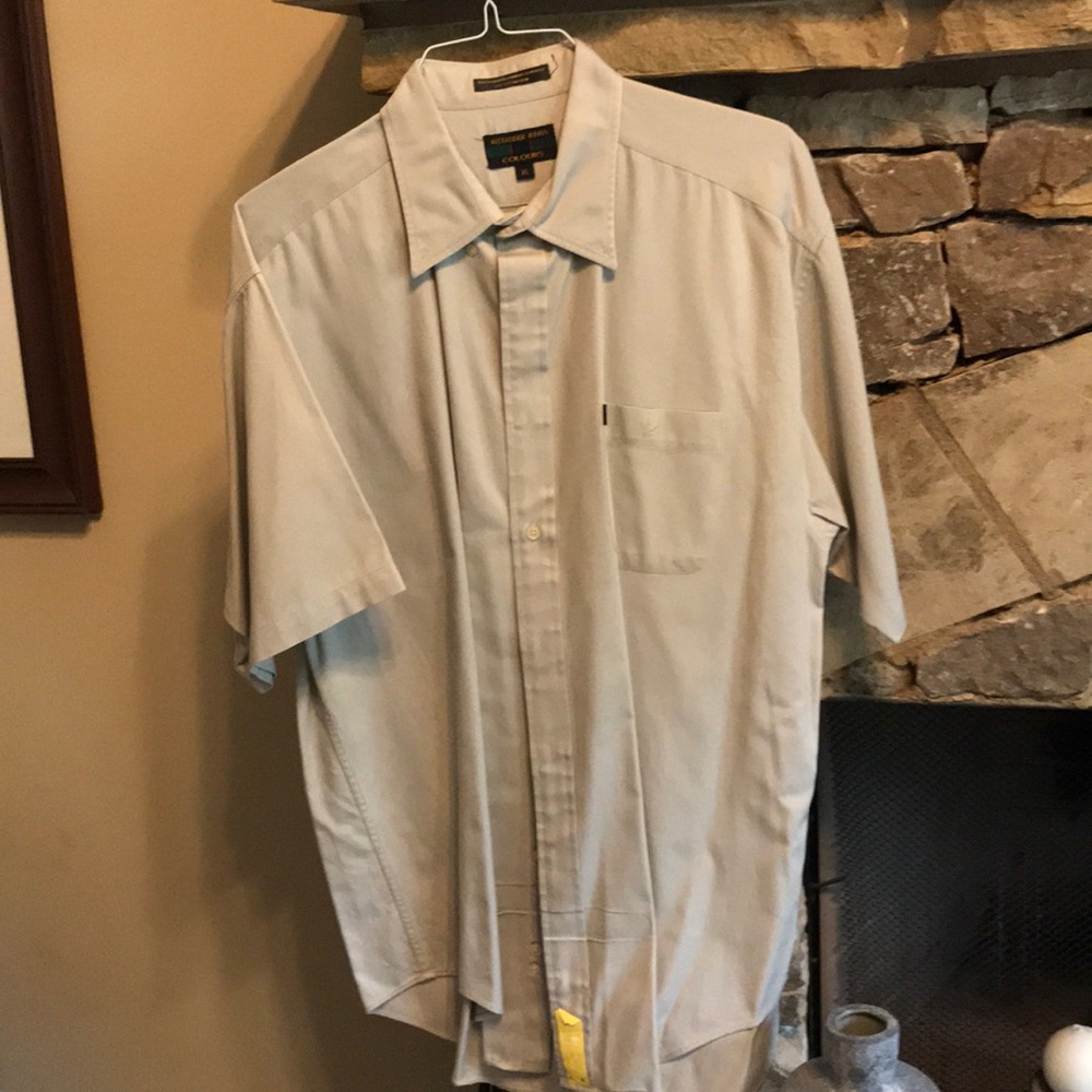 Alexander Julian short-sleeved dress shirt